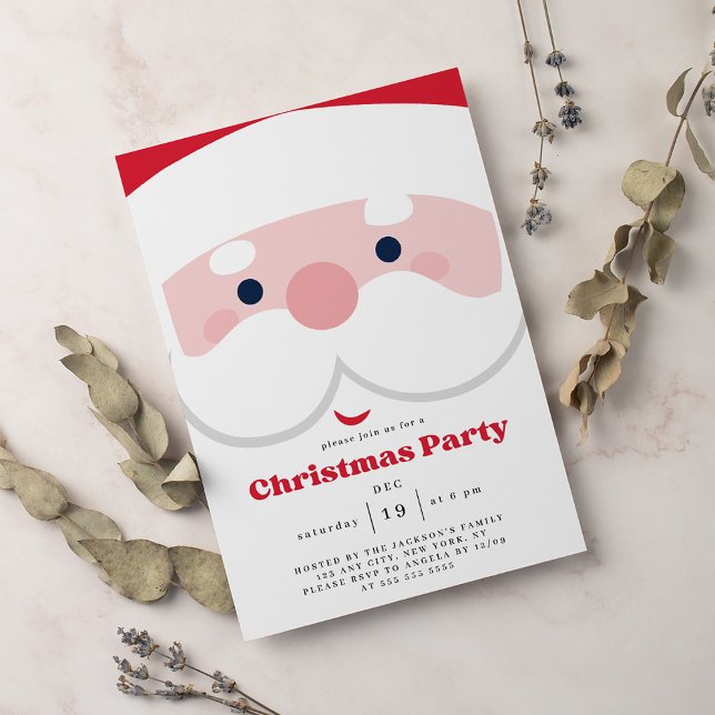 Jultomten God jul Party Inbjudningar (Skapare uppladdad)