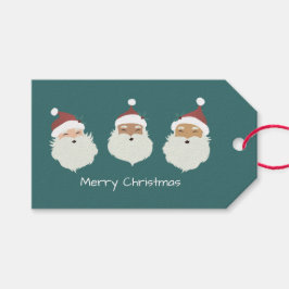 Jultomten God jul Presentetikett