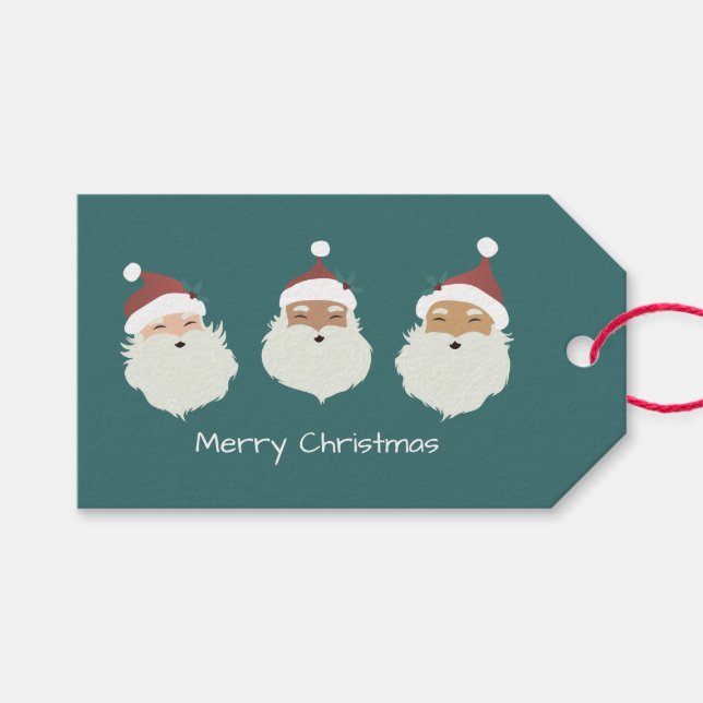 Jultomten God jul Presentetikett (Framsidan (Horisontell))