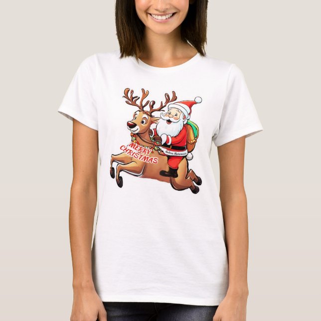 Jultomten God jul T Shirt (Framsida)