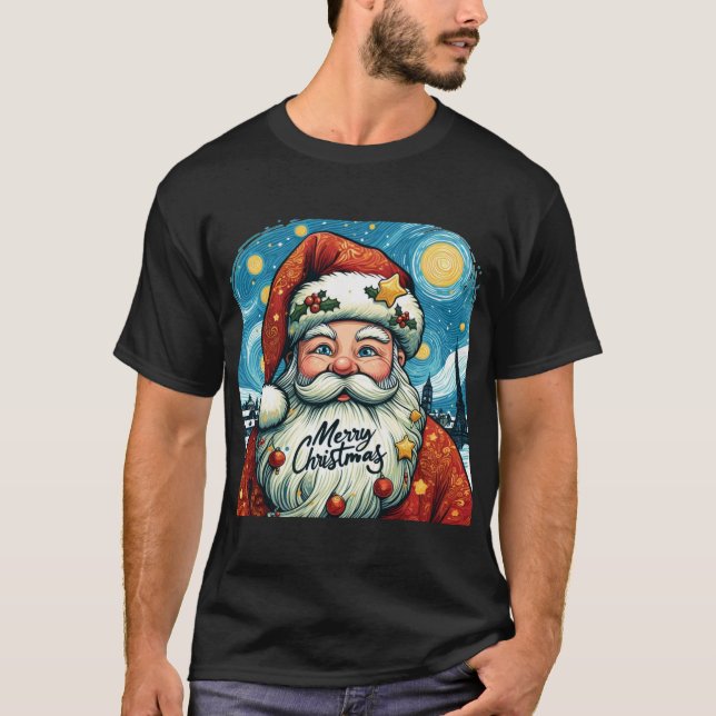 Jultomten god jul t shirt (Framsida)