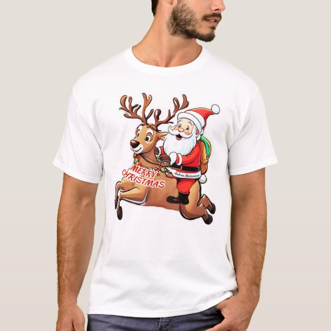 Jultomten God jul T Shirt (Framsida)