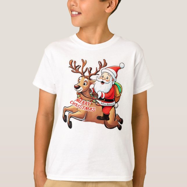 Jultomten God jul T Shirt (Framsida)