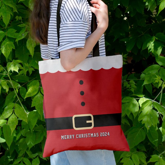 Jultomten God jul Tygkasse (Santa Claus Merry Christmas Tote Bag
)