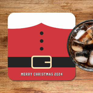 Jultomten God jul Underlägg Papper Kvadrat