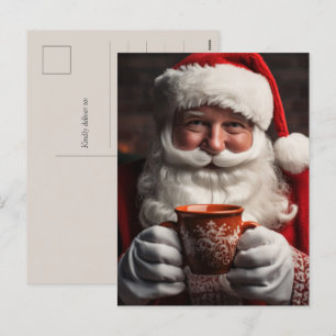 Jultomten God jul-vykort Helg Vykort