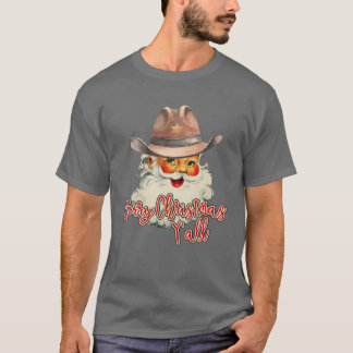 jultomten God jul Y'all Westerna Land T Shirt
