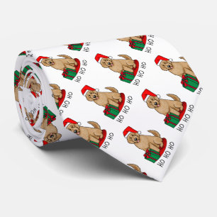 Jultomten Goldendoodle (guldröd) Hund Slips