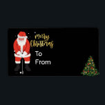 Jultomten golfbanor jul-Helgdag Funny golf Fraktsedel<br><div class="desc">Jultomten golfbanor jul-Helgdag Funny golf</div>