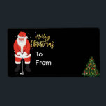 Jultomten golfbanor jul-Helgdag Funny golf Fraktsedel<br><div class="desc">Jultomten golfbanor jul-Helgdag Funny golf</div>