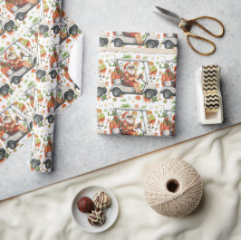 Jultomten golfbanor med julgåva till Golfer Presentpapper