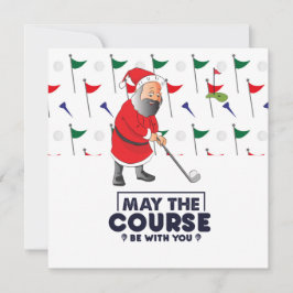 Jultomten Golfer i julen i maj