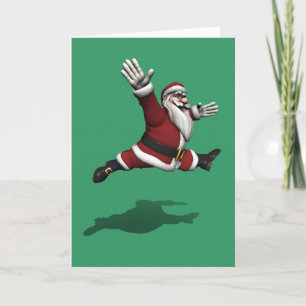 Jultomten Grand Jete Helgkort