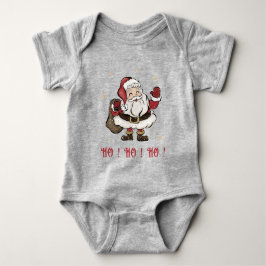 Jultomten Grått Baby Bodykostym T Shirt