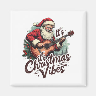 Jultomten Guitar Player - Rockin runt Magnet