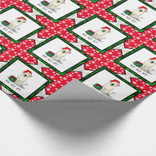 Jultomten Gult Labrador Retriever Cute Presentpapper