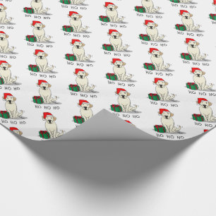 Jultomten Gult Labrador Retriever Cute Presentpapper