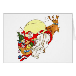 jultomten hälsningskort
