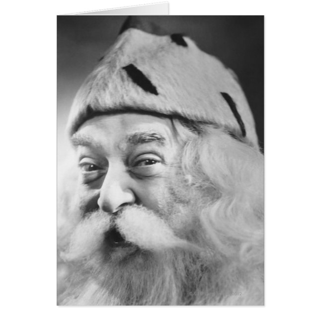 Jultomten Hälsningskort (Framsidan)