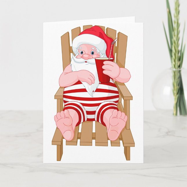 Jultomten hälsningskort helgkort (Skapare uppladdad)