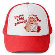 Jultomten har ett stort paket