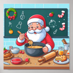 jultomten har matlagning poster