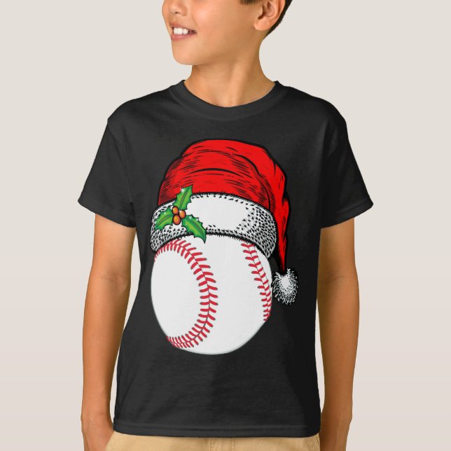 Jultomten Hat Baseball Sport Funny Gift T Shirt (Framsida)