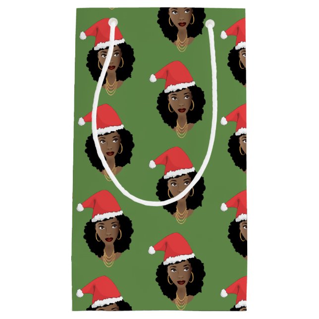 Jultomten Hat, Black Woman, Grönt (Framsidan)