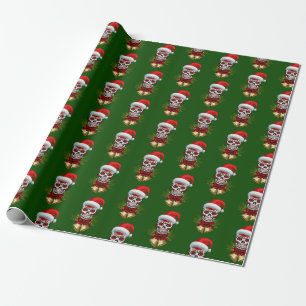 Jultomten Hat Day of the dead Sugar Skull Presentpapper