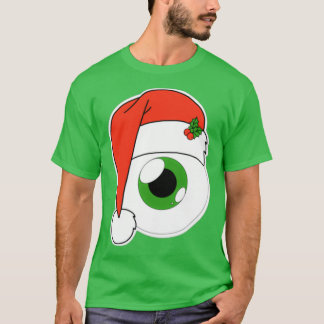 Jultomten Hat Eyeball Grönt Iris 2 T Shirt