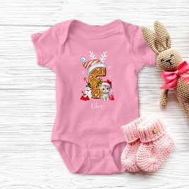 Jultomten Hat Gingerbröd Alphabet E Girl T Shirt