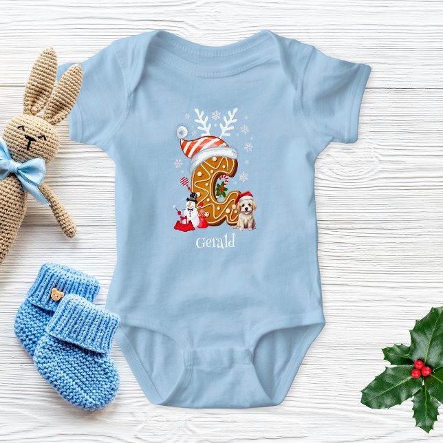 Jultomten Hat Gingerbröd Alphabet G T Shirt (Skapare uppladdad)