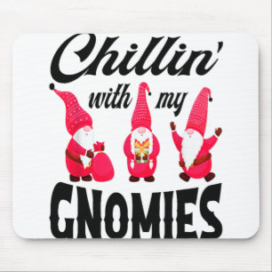 Jultomten Hat Gnome Chillin med mina domäner Musmatta