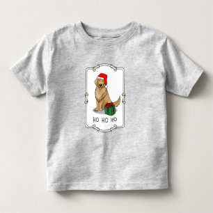 Jultomten Hat Golden Retriever Hund Cute T Shirt