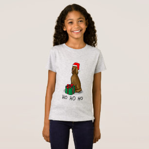 Jultomten Hat Irish Setter Hund (röd 1) Cute T Shirt