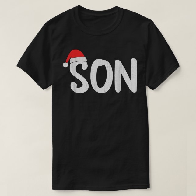 jultomten Hat Matching Family Son Julafton Pajam T Shirt (Design framsida)