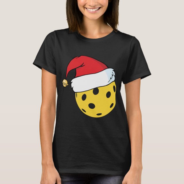 Jultomten Hat Pickleball-jul T Shirt (Framsida)
