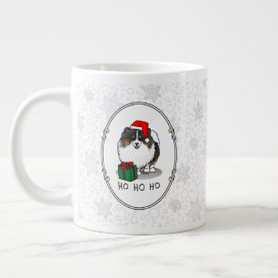 Jultomten Hat Pommern (Tri-färg) Cute Jumbo Mugg