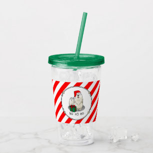 Jultomten Hat Puli Hund (vit) Cute Funny Take Away Mugg