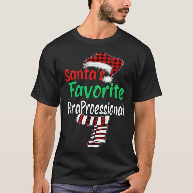 Jultomten Hat Santa's Favorite Paraprofessio T Shirt (Framsida)