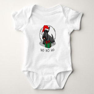 Jultomten Hat Scottish Terrier (svart) Cute T Shirt