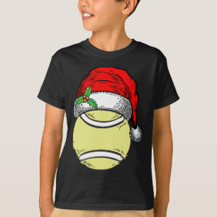 jultomten Hat Tennis Sport Funny Gift T Shirt