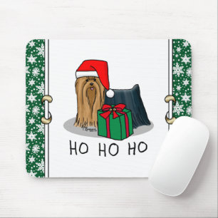 Jultomten Hat Yorkshire Terrier Yorkie Cute Musmatta