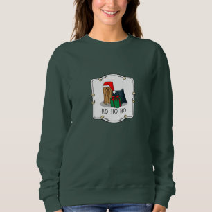 Jultomten Hat Yorkshire Terrier Yorkie Cute T Shirt