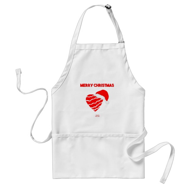 jultomten Heart Apron Förkläde (Framsidan)