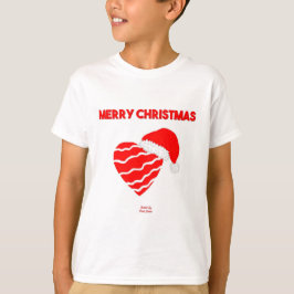 Jultomten Heart Boys White Basic T Shirt