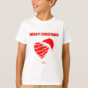 Jultomten Heart Boys White Basic T Shirt
