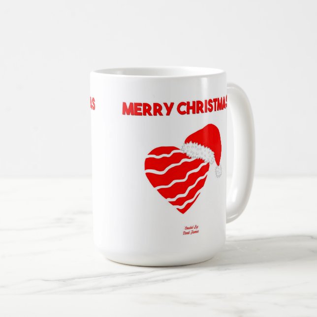 jultomten Heart-kaffet Mugg (Framsida höger)