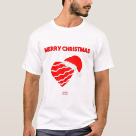 Jultomten Heart Manar White Basic T Shirt