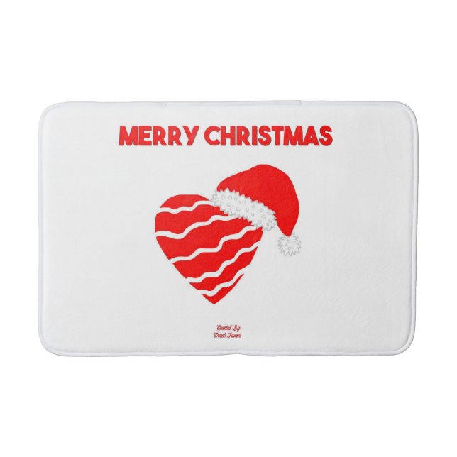 Jultomten Heart Medel Bath Mat Badrumsmatta (Framsidan)